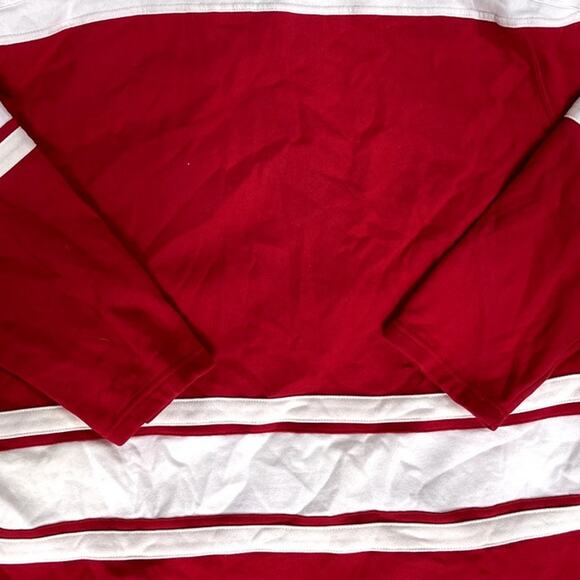 NHL Detroit Red Wings Old Time Style Lacer Midweight Cotton Hoodie Womens XXL - Picture 5 of 5